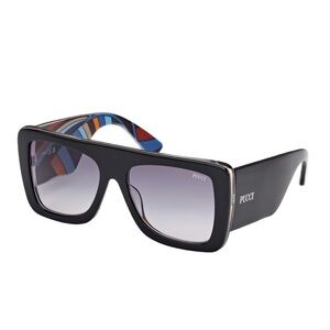 Emilio Pucci EP 230 Square Sunglasses NWOT – Black/Multicolor Texture